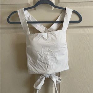 XS White Halara Athletic Tank Top